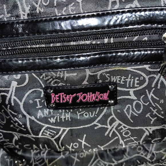 Betsey Johnson Floral Tote Bag - Pink and Yellow - Picture 4 of 6